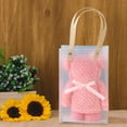 thumbnail image 3 of Ingenious Warp Knitted Pineapple Reseau Towel Gift Bear Towel High Density Fleece Gift INS Style, 3 of 4