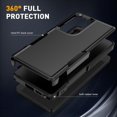 thumbnail image 4 of KOMI for Samsung Galaxy S25 Ultra Case with HD Screen Protector, 10 FT Military Grade Drop Protection, Anti-Slip Phone Case, Black, 4 of 5