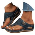 thumbnail image 1 of Dakaela Orthopedic Sandals for Women 2025 Arch Support Summer Slip on Slippers Dressy Flip Flops, 1 of 8