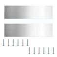 thumbnail image 1 of Door Metal Kick Plate 16 inches Aluminum Decorative Plates Protector, 1 of 5