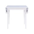 thumbnail image 3 of Linon Ervin Table Carrée à Abattants Gain de Place en Hévéa Blanc, 3 of 19