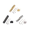 thumbnail image 3 of Electric Guitar Rollers Bridge Musical Saddle Replacement Instrument Saddle Repairing Maintenance Parts Wrench Set Accessories Professionals Silver, 3 of 7