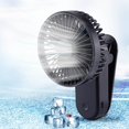 thumbnail image 3 of Black Magnetic Clip Fan Usb Rechargeable 3 Wind Levels 90 Degree Rotation Quiet Desktop Portable For Home Bedroom, 3 of 6