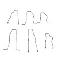thumbnail image 1 of tooarts Bulb Retaining Springs Clips for Headlamp Dip Dipped Beam Headlight Bulb, 1 of 6