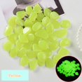 thumbnail image 2 of 50PC Glow In The Dark Pebbles Luminous Stones Garden Walkaway Aquarium Fish Tank, 2 of 10