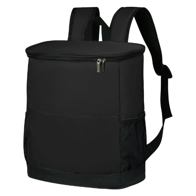 Jubipavy Sac à Dos Décontracté Sac à Dos Glacière Sac à Dos Isolé en Noir, Conçu avec une Isolation Supérieure pour Maintenir des Températures Fraîches pour la Nourriture et les Boissons. Comprend un Compartiment Spacieux à Fermeture Éclair, des Poches Latérales en Maille et des Sangles Rembourrées Ajustables pour le Confort. Idéal pour le camping, les Pique-Niques et les Aventures en Plein Air.