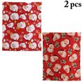 thumbnail image 2 of 2PCS Noël Chaise Couvre Santa Xmas Chaise Slipcovers Chaise Arrière Couvre, 2 of 10