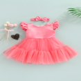 thumbnail image 2 of Little Girls Sweet Style Dress  Mesh Splicing Princess Skirt, 2 of 9