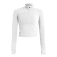 thumbnail image 4 of Timegard Womens Lightweight Athletic Jacket Zipper Trackshirts Workout Running Jackets with Thumb Holes, 4 of 4