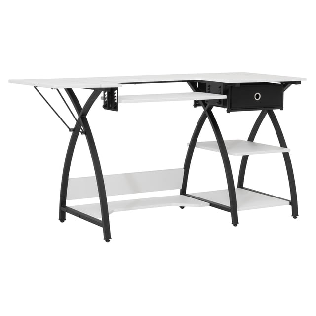 Sew Ready Comet Plus Craft Sewing Table with Accurate Fabric Cutting Grid-Top