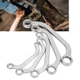 thumbnail image 4 of Metric Spanner 5pcs 8-22mm Metric Wrench Kit Half Moon Double Ended  Vanadium Steel SpannerType C, 4 of 8