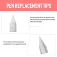 thumbnail image 2 of 20 Pcs Embouts de Stylo-Plume Embouts de Remplacement de Stylo-Plume Papeterie pour Étudiants, 2 of 6