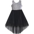 thumbnail image 1 of Girls Dress Sequin Mesh Party Wedding Princess Tulle 8 Years, 1 of 3