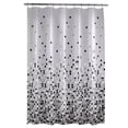 thumbnail image 1 of Mainstays Matrix PEVA Shower Curtain, 70" x 72", Black, 1 of 6