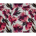 thumbnail image 4 of oneOone Polyester Lycra Red Fabric Florals Sewing Craft Projects Fabric Prints By Yard 56 Inch Wide, 4 of 4