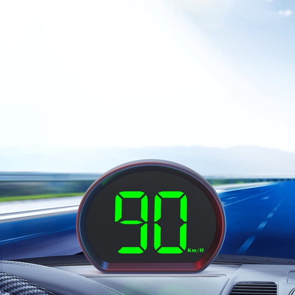 Blateno GPS Speedometer Heads Up Display, Fatigue Driving Reminder, Adjustable Bracket, Muti-Colors LED Display, etc for All Cars with USB Interface