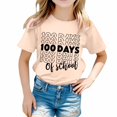 thumbnail image 1 of TZEWGL Chemise Décontractée pour Enfant Mignonne Imprimée Graphique Col Rond Manches Courtes Vêtements pour Filles Garçons Taille 12-13T, 1 of 4