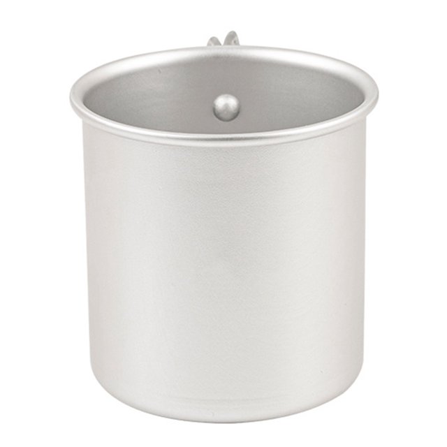 Tasse de Camping en Alliage d'Aluminium à Poignée Pliante, Tasse d'Extérieur Portable pour la Randonnée et la Pêche