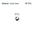 thumbnail image 2 of Unique Bargains Billes de Précision pour Roulements en Acier au Carbone 7 mm pour Réparation Bricolage, Lot de 50, 2 of 5