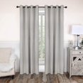 thumbnail image 3 of Superior Solid Textured Blackout Curtain Set of 2 52″ x 84″, 3 of 5