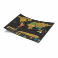 thumbnail image 3 of Pcksrro Home Decorations Items and Hanging Ornaments Deal!Scrape Open The World Map Scrape Off The World Map Gold Frame Tool Travel Map Scrape Off The Travel Gift, 3 of 9