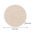 thumbnail image 4 of 17 Grid Leaf Shape Mold DIY Heats-resistant Simulation Non-stick Cute Candle Hand Wash Cake Mousse Baking Mould Pink, 4 of 6