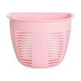 thumbnail image 1 of Wall Mounted Traceless Plastic Storage Basket Small Hanging Organizer for Dormitory Bedside or Kitchen, 1 of 6