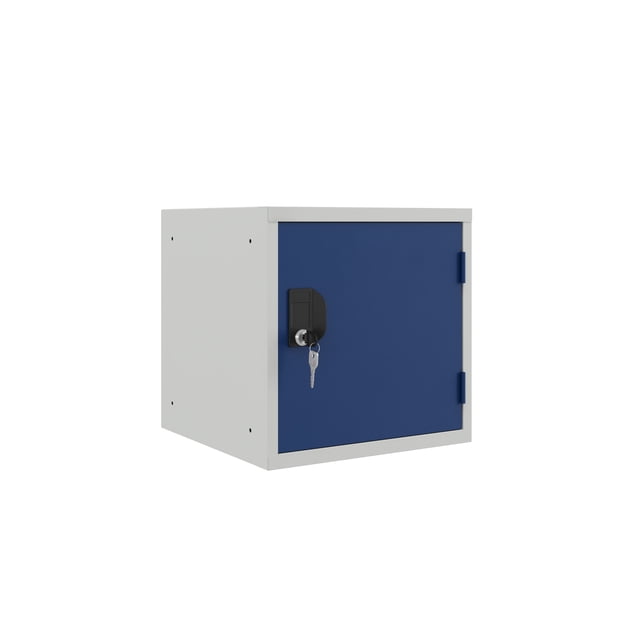15" Cube lockers -carcass Gray - Door (BLUE)