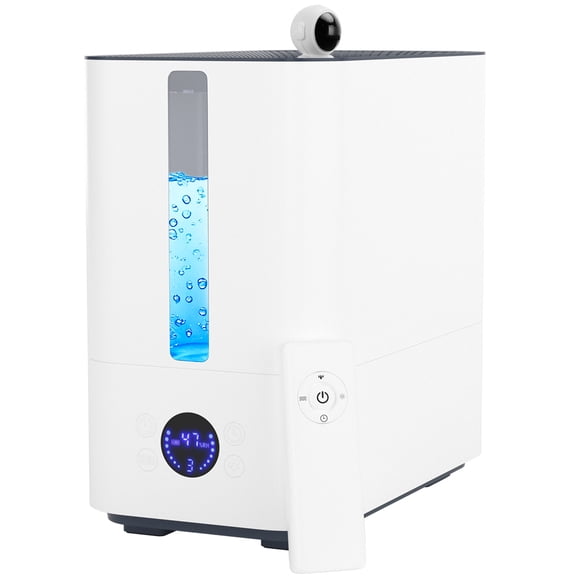 Topteng 9.8L Large Capacity Humidifier, 50H Runtime, 800ml/h 4-Way Nano Mist, 34dB Ultra Quiet, Top Fill, with Smart Display, Timer & Auto Shut-Off, for Large Room/Bedroom