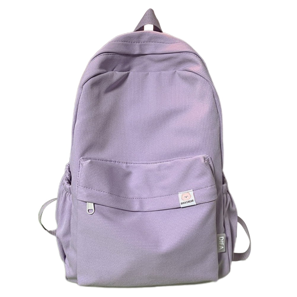 Backpack Cute Color Backpack Lightweight Large Capacity Student Book Bag School Bag Casual Daypack for Outdoor Travel Camping Picnic