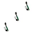 thumbnail image 3 of Redempat Stainless Steel Golf Club Brush Portable Solid Color Shoe Brushes Green Lidless 3Set, 3 of 6