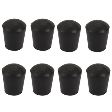 Unique Bargains 8 Pcs Embout Rond en Caoutchouc pour Pied de Table/chaise de Meuble, Diamètre Intérieur 16 mm