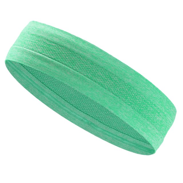 kurtrusly Comfortable To Wear Headband Absorbent Sweatband For Sports And Workouts Wide Application Green