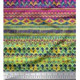 thumbnail image 2 of Soimoi Poly Crepe Fabric Geometric,Leaves & Floral Panel Print Sewing Fabric Yard 42 Inch Wide, 2 of 2