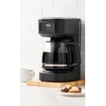 thumbnail image 3 of Mainstays Programmable 12 Cup Coffee Maker with Touchscreen, Black, 3 of 7