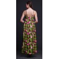 thumbnail image 4 of Bimba Robe Longue pour Femmes en Rayonne à Imprimé Floral Chic Bohème d'Été Maxi de Plage - X-Grand, 4 of 4