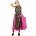thumbnail image 2 of Phagun Kurti Anrakali Rose pour Femmes, Kurta Indienne à Double Couche, Robe d'Été pour Femmes-14, 2 of 6