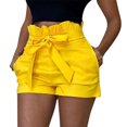 thumbnail image 1 of Cameland Short pour Femmes à Poches, Jambe Grand, Couleur Unie, 1 of 6