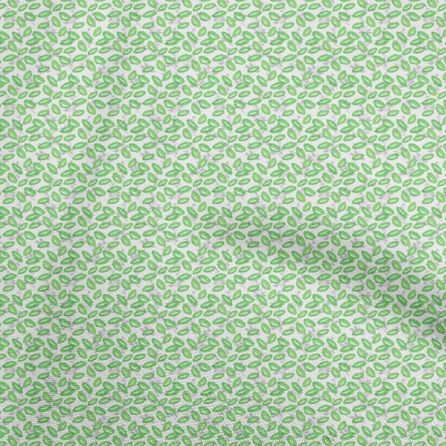 oneOone Polyester Lycra Vert Tissu Abstrait Floral Robe Tissu Tissu Imprimé par la Cour 56 Pouces de Large