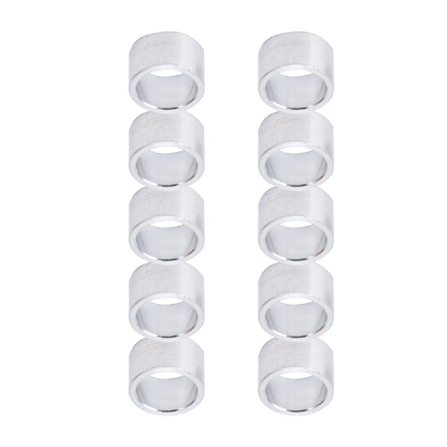 Entretoises en Alliage d'Aluminium Rondes Non Filetées Support de Standoff Diamètre Extérieur 10mm pour Connecter des Pièces en Vrac, Support Structurel avec Diamètre Intérieur 8mm