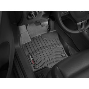 Weathertech Floor Liner 445461 FloorLiner; Molded Fit; Black; Thermoplastic Polyolefin TPO Vacuum Formed Material; 2 Piece