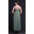 thumbnail image 4 of Bimba Robe Longue Maxi Bohème à Bretelles Sans Manches Imprimée Florale pour Femme - X-Grand, 4 of 6