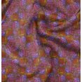thumbnail image 1 of Soimoi Brown Poly Georgette Fabric Shells Ocean Decor Fabric Printed Yard 42 Inch Wide, 1 of 6