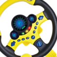 thumbnail image 3 of pitrice Volant Simulé pour Enfants Contrôleur de Conduite avec Musique et Lumière Jaune, 3 of 8