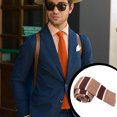 thumbnail image 2 of Wweixi Cravate Mince pour Homme Mince Mince Unie Formelle Tricotée, 2 of 9