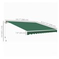 thumbnail image 3 of Outsunny Retractable Awning Manual Sun Shade Shelter Green, 3 of 10