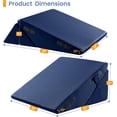 thumbnail image 2 of Wedge Pillows for Adult Adjustable Bed Wedge Pillow for Post Surgery Triangle Pillow Headboard with Bolster Cushion for Sleeping Acid Reflux Neck & Back Support and Dark G, 2 of 9