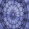 thumbnail image 1 of Ahgly Company Machine Washable Indoor Square Transitional Blue Area Rugs, 7' Square, 1 of 7
