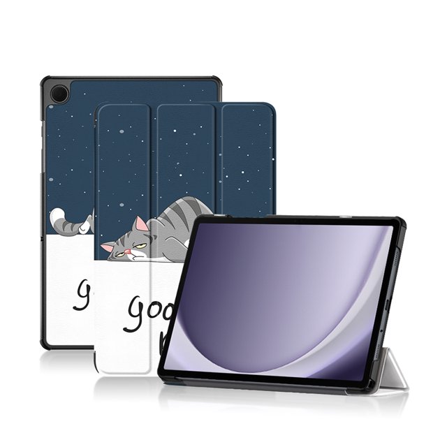 Case For Samsung Galaxy Tab A9 Plus 11" A9+ Magnetic Flip Leather Protective Tablet Shell For Tab A9 8.7 Inch Stand Cover Cat For Tab A9 Plus