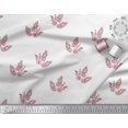 thumbnail image 3 of Soimoi Polyester Crepe Fabric Leaves & Floral Block Print Sewing Fabric Yard 52 Inch Wide, 3 of 3